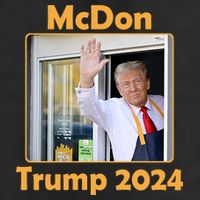 Mcdon Donald Trump 2024 Election Cool Comfort Performance Bucket Hat