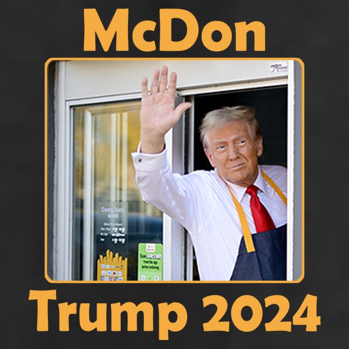 Mcdon Donald Trump 2024 Election Cool Comfort Performance Bucket Hat