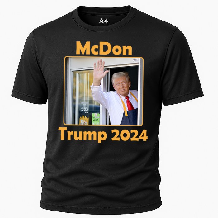 Mcdon Donald Trump 2024 Election Cooling Performance Crew T-Shirt