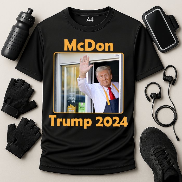 Mcdon Donald Trump 2024 Election Cooling Performance Crew T-Shirt