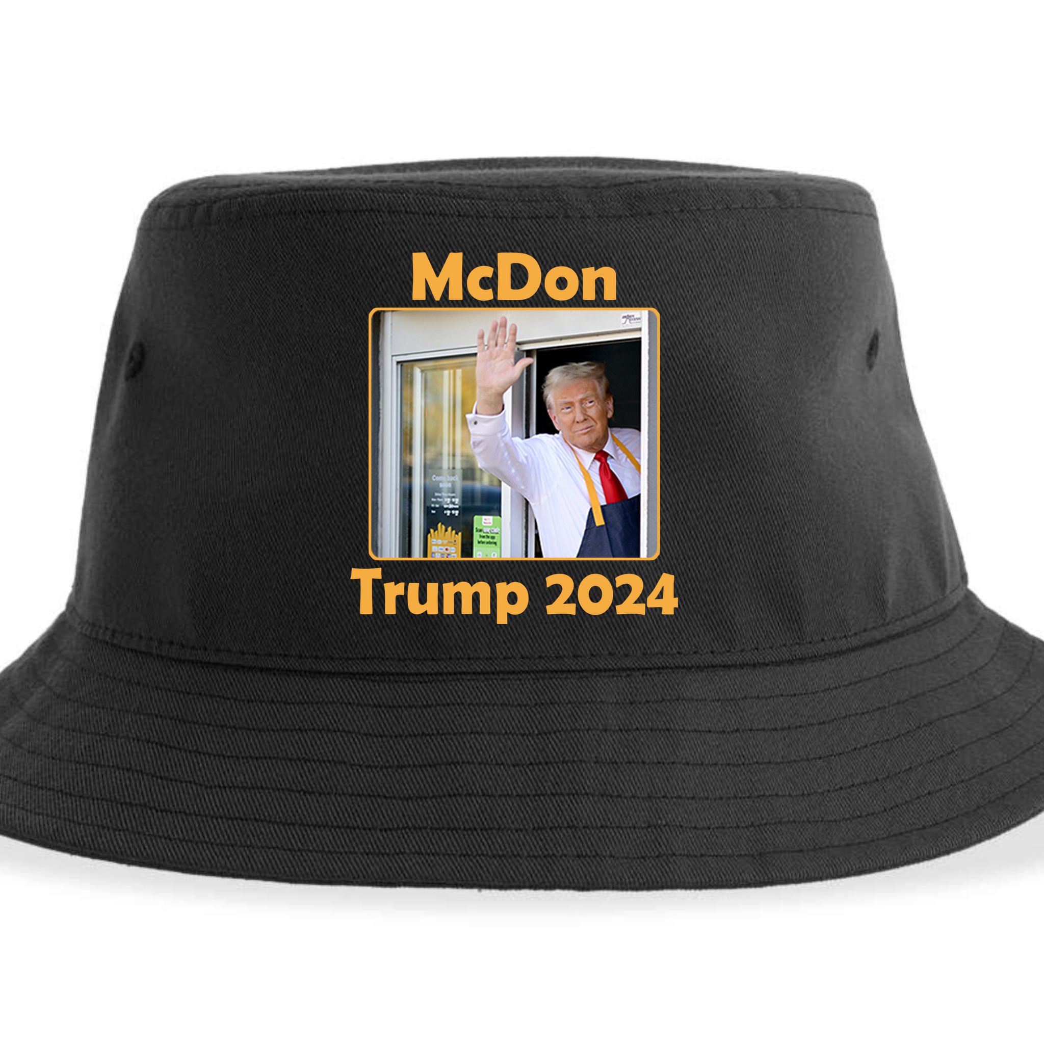 Mcdon Donald Trump 2024 Election Sustainable Bucket Hat