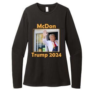 Mcdon Donald Trump 2024 Election Womens CVC Long Sleeve Shirt