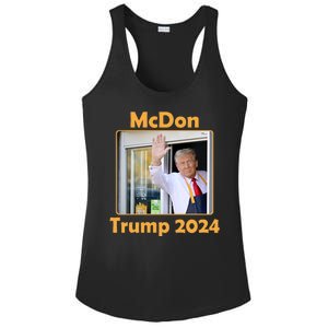 Mcdon Donald Trump 2024 Election Ladies PosiCharge Competitor Racerback Tank