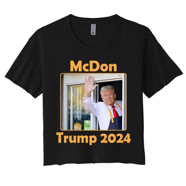 Mcdon Donald Trump 2024 Election Crop Top