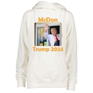 Mcdon Donald Trump 2024 Election Womens Funnel Neck Pullover Hood