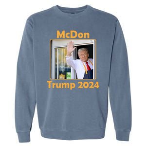 Mcdon Donald Trump 2024 Election Garment-Dyed Sweatshirt