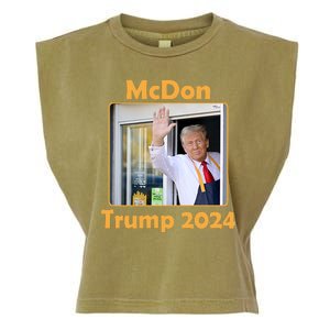 Mcdon Donald Trump 2024 Election Garment-Dyed Women's Muscle Tee