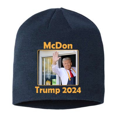 Mcdon Donald Trump 2024 Election Sustainable Beanie