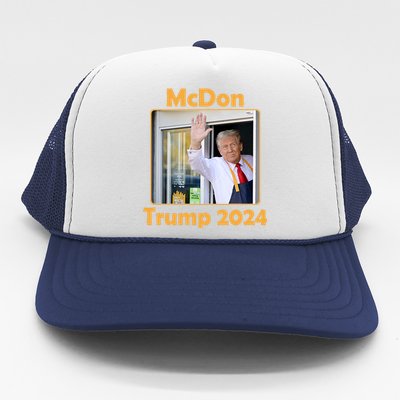 Mcdon Donald Trump 2024 Election Trucker Hat