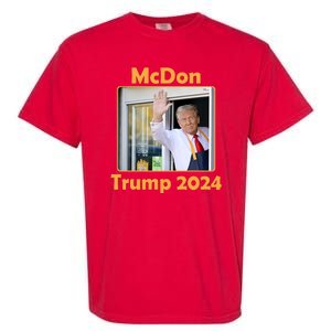 Mcdon Donald Trump 2024 Election Garment-Dyed Heavyweight T-Shirt