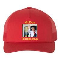 Mcdon Donald Trump 2024 Election Yupoong Adult 5-Panel Trucker Hat