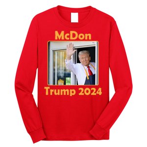 Mcdon Donald Trump 2024 Election Long Sleeve Shirt