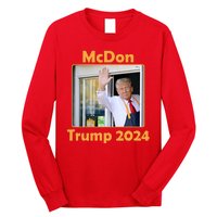 Mcdon Donald Trump 2024 Election Long Sleeve Shirt