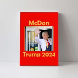 Mcdon Donald Trump 2024 Election Canvas