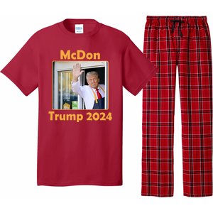 Mcdon Donald Trump 2024 Election Pajama Set