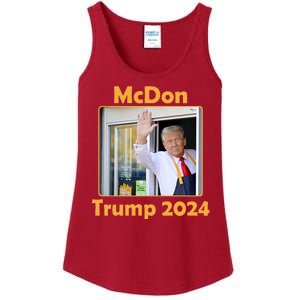 Mcdon Donald Trump 2024 Election Ladies Essential Tank