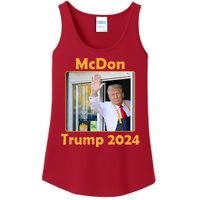 Mcdon Donald Trump 2024 Election Ladies Essential Tank