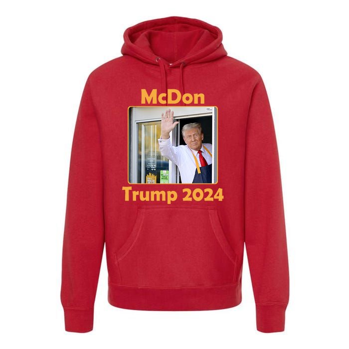 Mcdon Donald Trump 2024 Election Premium Hoodie