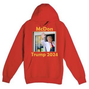 Mcdon Donald Trump 2024 Election Premium Pullover Hoodie