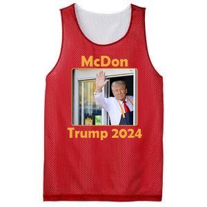 Mcdon Donald Trump 2024 Election Mesh Reversible Basketball Jersey Tank