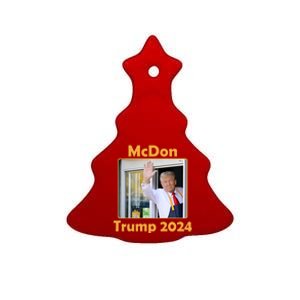 Mcdon Donald Trump 2024 Election Ceramic Tree Ornament