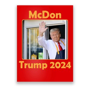 Mcdon Donald Trump 2024 Election Poster