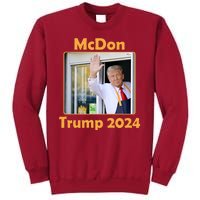 Mcdon Donald Trump 2024 Election Tall Sweatshirt