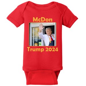 Mcdon Donald Trump 2024 Election Baby Bodysuit