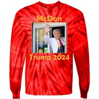 Mcdon Donald Trump 2024 Election Tie-Dye Long Sleeve Shirt