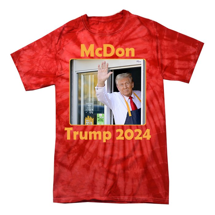 Mcdon Donald Trump 2024 Election Tie-Dye T-Shirt