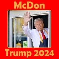 Mcdon Donald Trump 2024 Election Tie-Dye T-Shirt