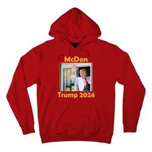 Mcdon Donald Trump 2024 Election Tall Hoodie