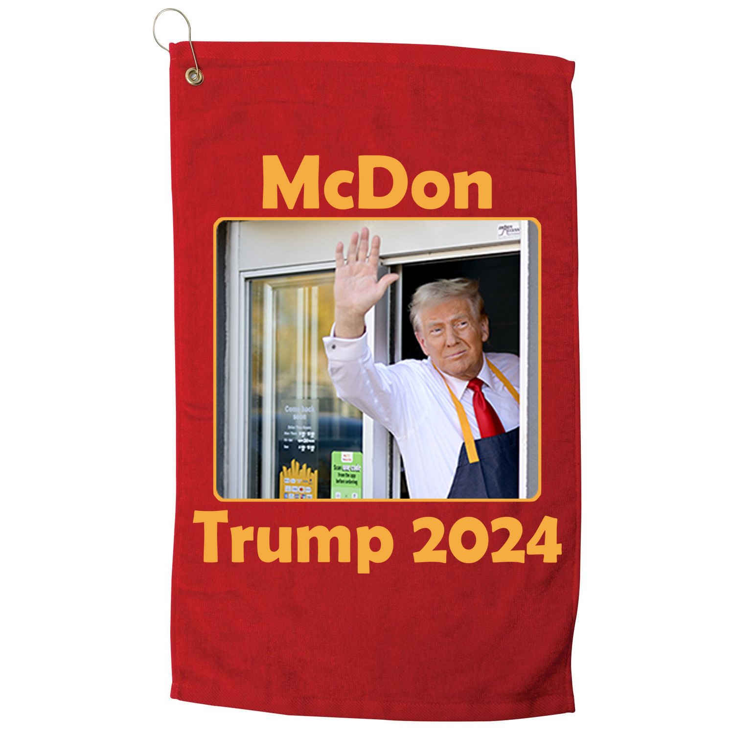 Mcdon Donald Trump 2024 Election Golf Towel