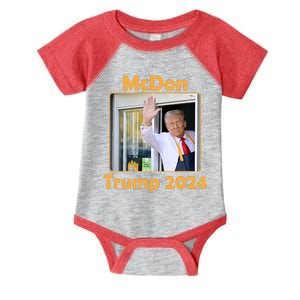 Mcdon Donald Trump 2024 Election Infant Baby Jersey Bodysuit