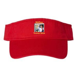 Mcdon Donald Trump 2024 Election Valucap Bio-Washed Visor