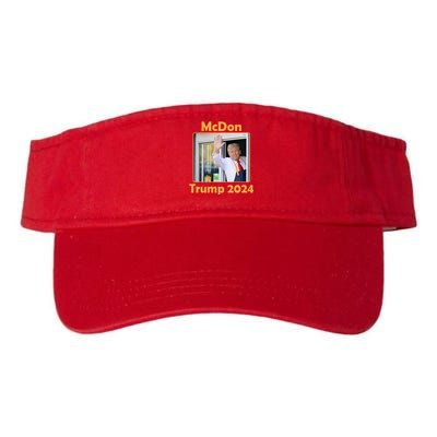 Mcdon Donald Trump 2024 Election Valucap Bio-Washed Visor