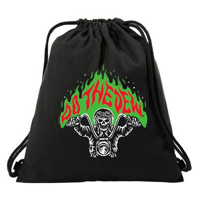 Mtn Dew Throttle Up Out Of Hell Drawstring Bag