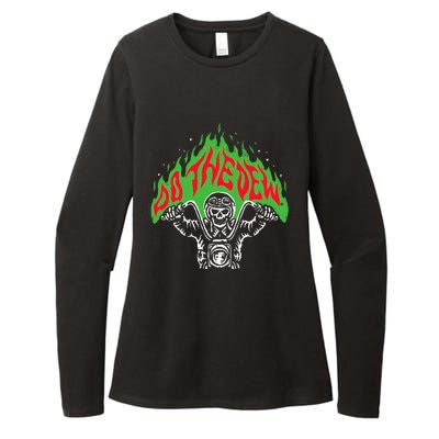 Mtn Dew Throttle Up Out Of Hell Womens CVC Long Sleeve Shirt