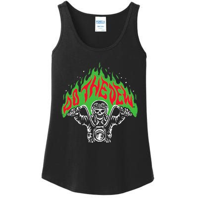 Mtn Dew Throttle Up Out Of Hell Ladies Essential Tank