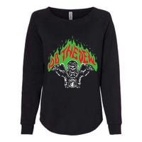 Mtn Dew Throttle Up Out Of Hell Womens California Wash Sweatshirt