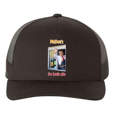 Mcdon Donald Trump IM Lovin Him Yupoong Adult 5-Panel Trucker Hat