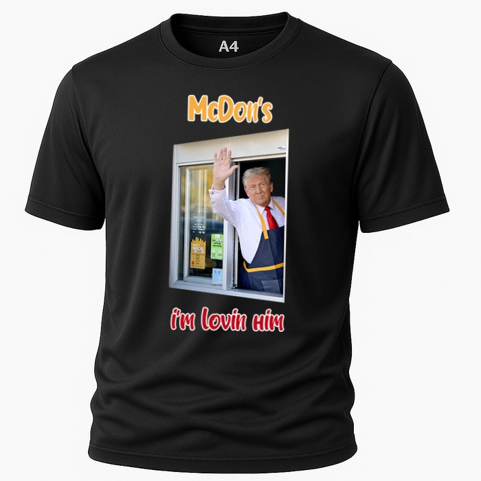 Mcdon Donald Trump IM Lovin Him Cooling Performance Crew T-Shirt