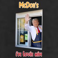 Mcdon Donald Trump IM Lovin Him Adult Drive Performance Visor