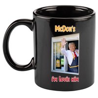 Mcdon Donald Trump IM Lovin Him 11oz C Handle Ceramic Mug