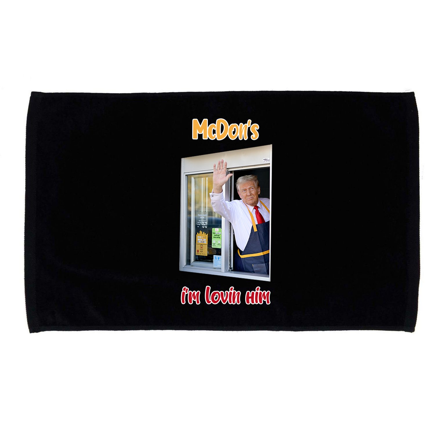 Mcdon Donald Trump IM Lovin Him Microfiber Hand Towel