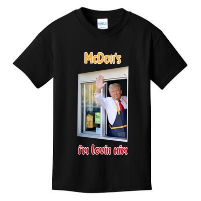 Mcdon Donald Trump IM Lovin Him Kids T-Shirt