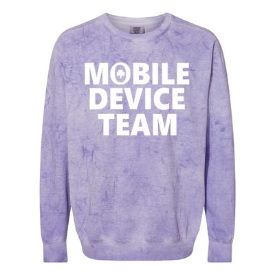 Mobile Device Team & Mobile Application Development Colorblast Crewneck Sweatshirt