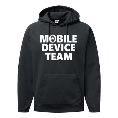 Mobile Device Team & Mobile Application Development Performance Fleece Hoodie