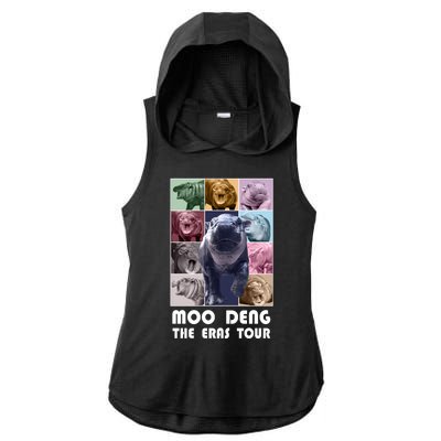 Moon Deng The Eras Tour Meme Hippo Ladies PosiCharge Tri-Blend Wicking Draft Hoodie Tank