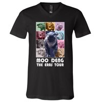 Moon Deng The Eras Tour Meme Hippo V-Neck T-Shirt